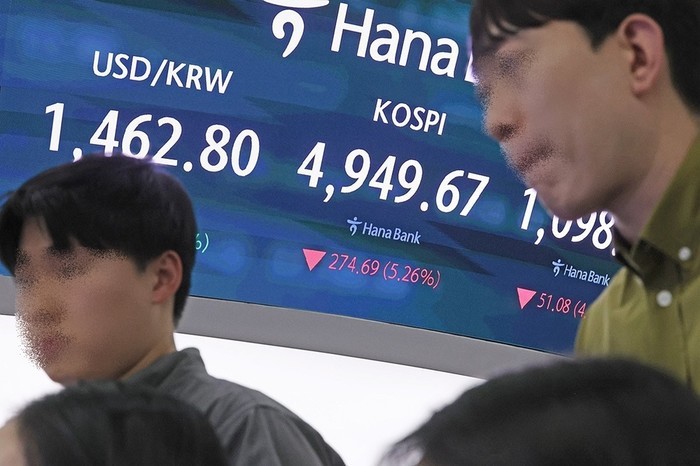 코스피, 5거래일 만에 5,000선 아래로↓…아시아 주요국 증시도 대부분 급락