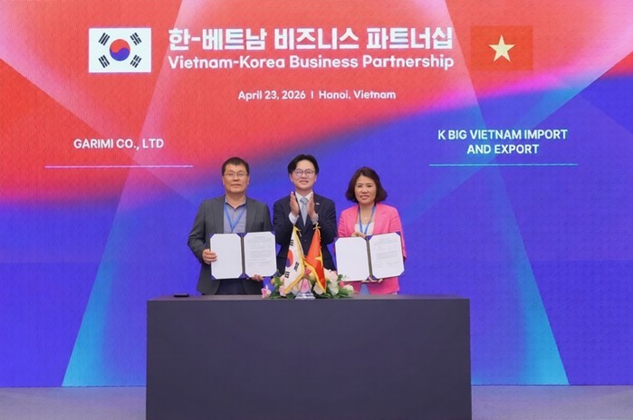 한·베트남 비즈니스 파트너십 행사에서 약 8천209만달러 규모의 수출 계약 체결