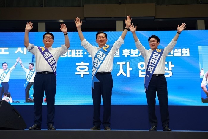 김민석, 민주당 '최대 승부처' 호남서 과반 압승…당권, 유리한 고지 선점